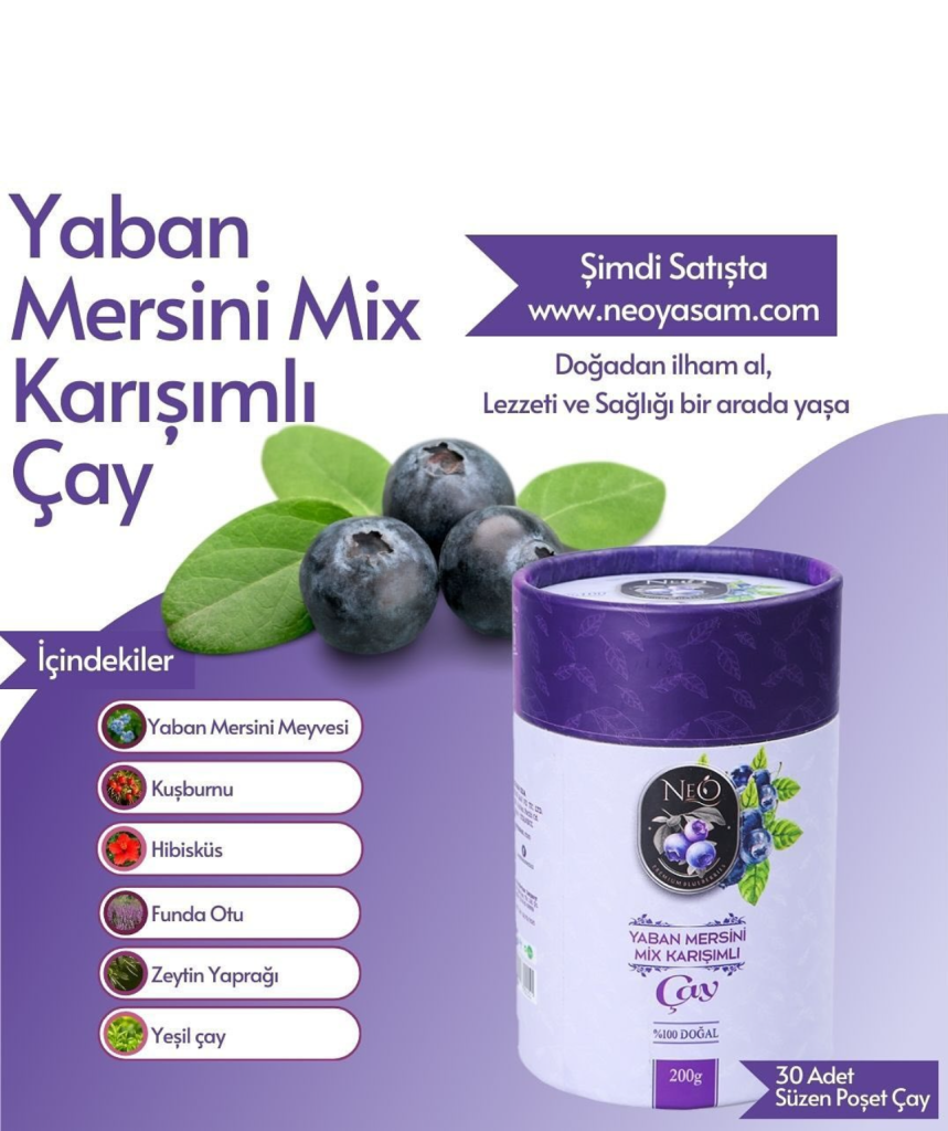 İçebileceğiniz En Faydalı Çay, Yaban Mersini Mix Karışım Çayı